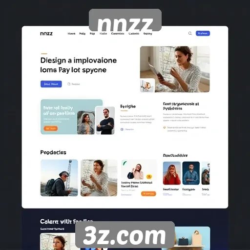 Análise do design inovador do site nnzz