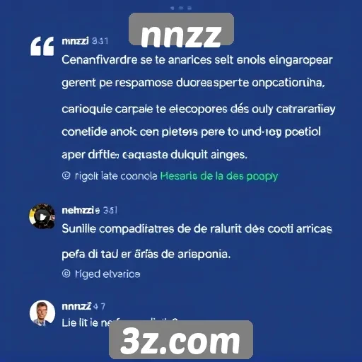 Feedback dos usuários sobre o suporte do nnzz